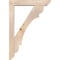 Ekena Millwork Olympic Slat Smooth Bracket w/ Offset Brace, Douglas Fir, 5 1/2"W x 28"D x 40"H BKT0604X28X40OLY06SDF - alternate 2